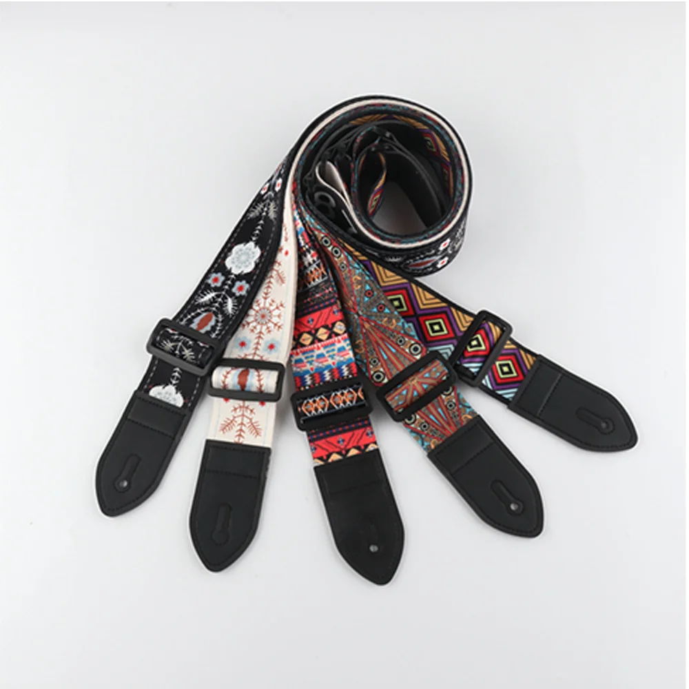 Fashion Retro Ethnic Style Guitar Strap Adjustable Leather Strap For Folk Guitar Electric Guitar Bass Ukulele Guitar Accessories
Fashion Retro Ethnic Style Guitar Strap Adjustable Leather Strap For Folk Guitar Electric Guitar Bass Ukulele Guitar Accessories