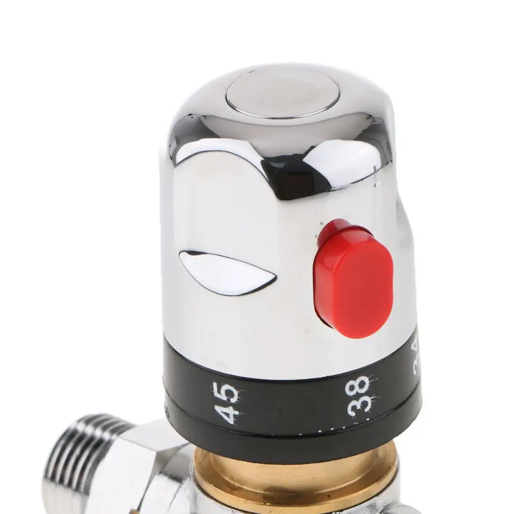 Anti Scald Thermostatic Blending Valve Adjustable Water Mixer for Home Bathroom Kitchen Safety
Anti Scald Thermostatic Blending Valve Adjustable Water Mixer for Home Bathroom Kitchen Safety