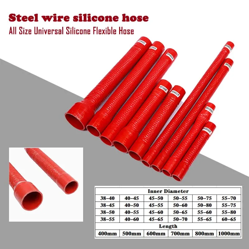 Car Radiator Tube Pipe For Air Intake Flexible Variable Diameter Reducer Silicone Hose intercooler connecting pipe