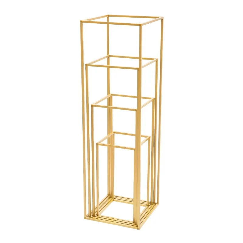 【Hot Item】4 Different Height Metal Wedding Flower Stand Floor Geometric Vase Set Wedding Centerpieces For Table Tall Decorations
【Hot Item】4 Different Height Metal Wedding Flower Stand Floor Geometric Vase Set Wedding Centerpieces For Table Tall Decorations