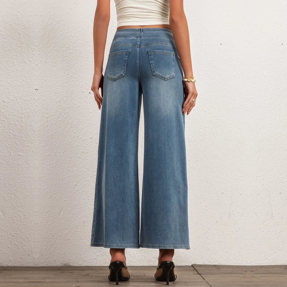 Shascullfites High Waisted Multiple Pockets Wide Leg Loose Stretchy Knit Work Jeans
Shascullfites High Waisted Multiple Pockets Wide Leg Loose Stretchy Knit Work Jeans