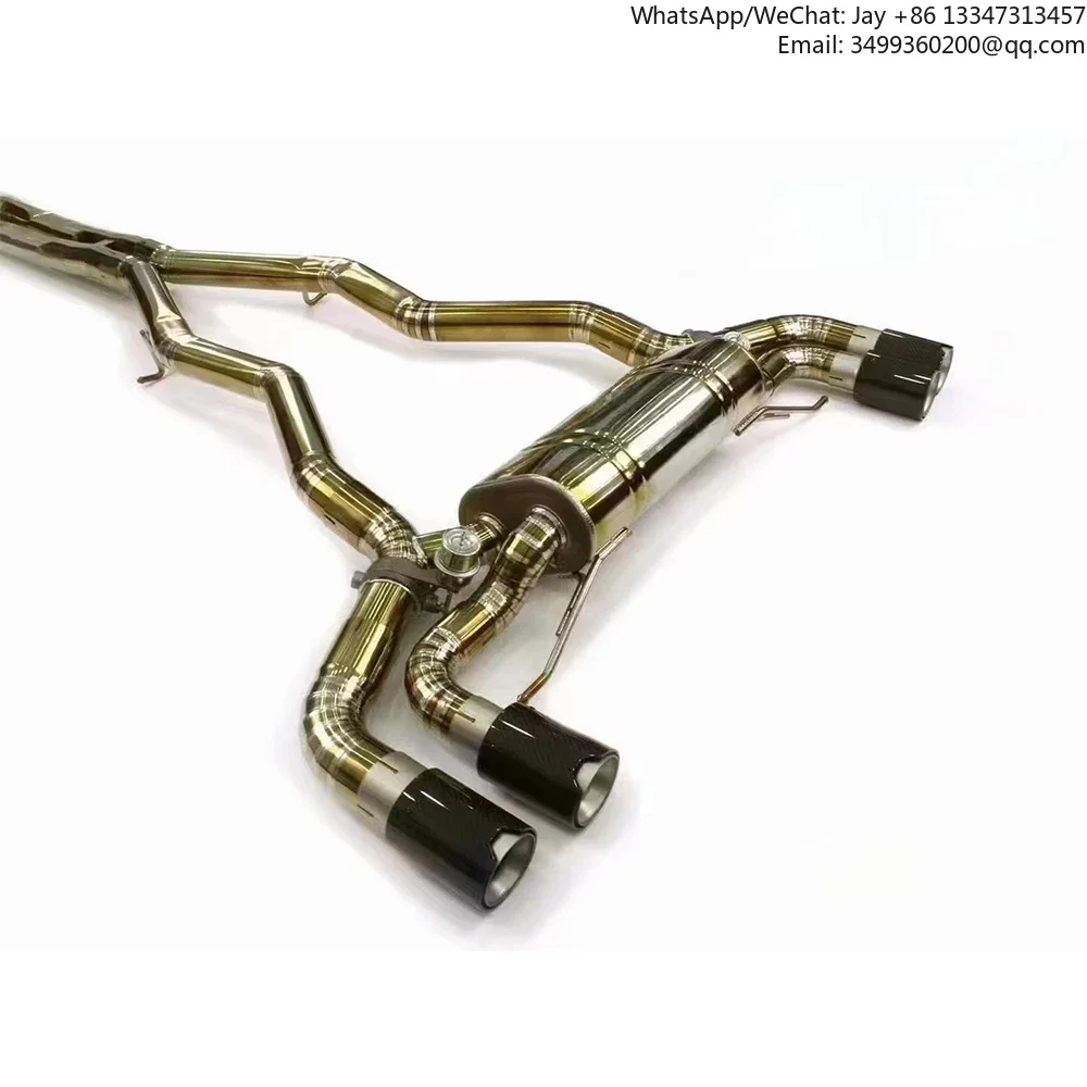 FOR BMW M5 F90 4.4t Exhaust System High Performance Catback Exhaust Muffler Hot Sale Valvetronic Titanium Exhaust Pipe
FOR BMW M5 F90 4.4t Exhaust System High Performance Catback Exhaust Muffler Hot Sale Valvetronic Titanium Exhaust Pipe