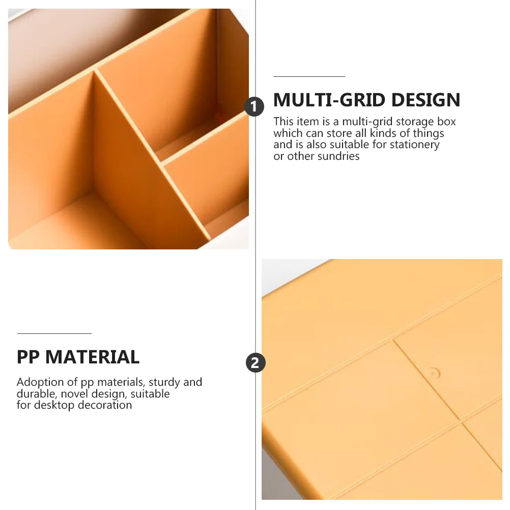 Desktop Storage Box Yellow Multi-Grid Stationery Organizer For Office Table Sundries Holder Multipurpose Box File
Desktop Storage Box Yellow Multi-Grid Stationery Organizer For Office Table Sundries Holder Multipurpose Box File