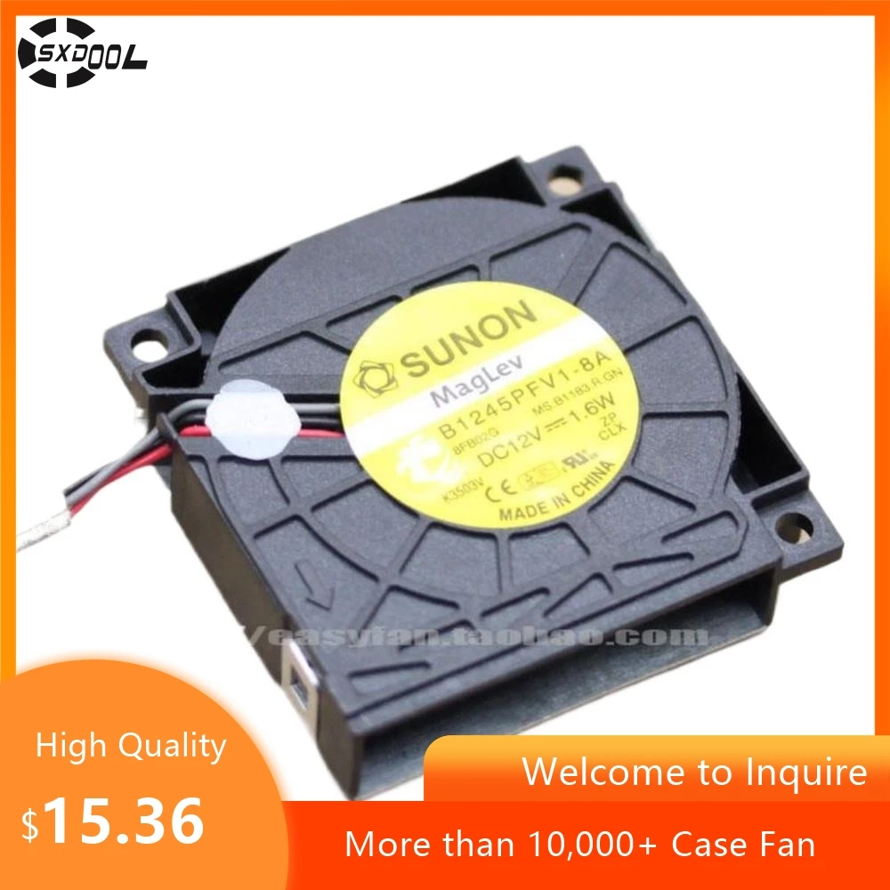 Sunon B1245PFV1-8A 4510 12V 1.6W XBO X360 Cooling Fan, 45x45x10mm, High-Performance Airflow for Electronics and Small Devices
Sunon B1245PFV1-8A 4510 12V 1.6W XBO X360 Cooling Fan, 45x45x10mm, High-Performance Airflow for Electronics and Small Devices