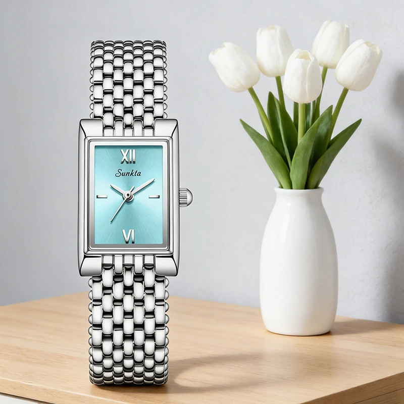 SUNKTA Elegant Luxury Quartz Woman Watch Fashion Simple Dial Original Design Classic Steel Slim Waterproof Women's Wristwatches
SUNKTA Elegant Luxury Quartz Woman Watch Fashion Simple Dial Original Design Classic Steel Slim Waterproof Women's Wristwatches