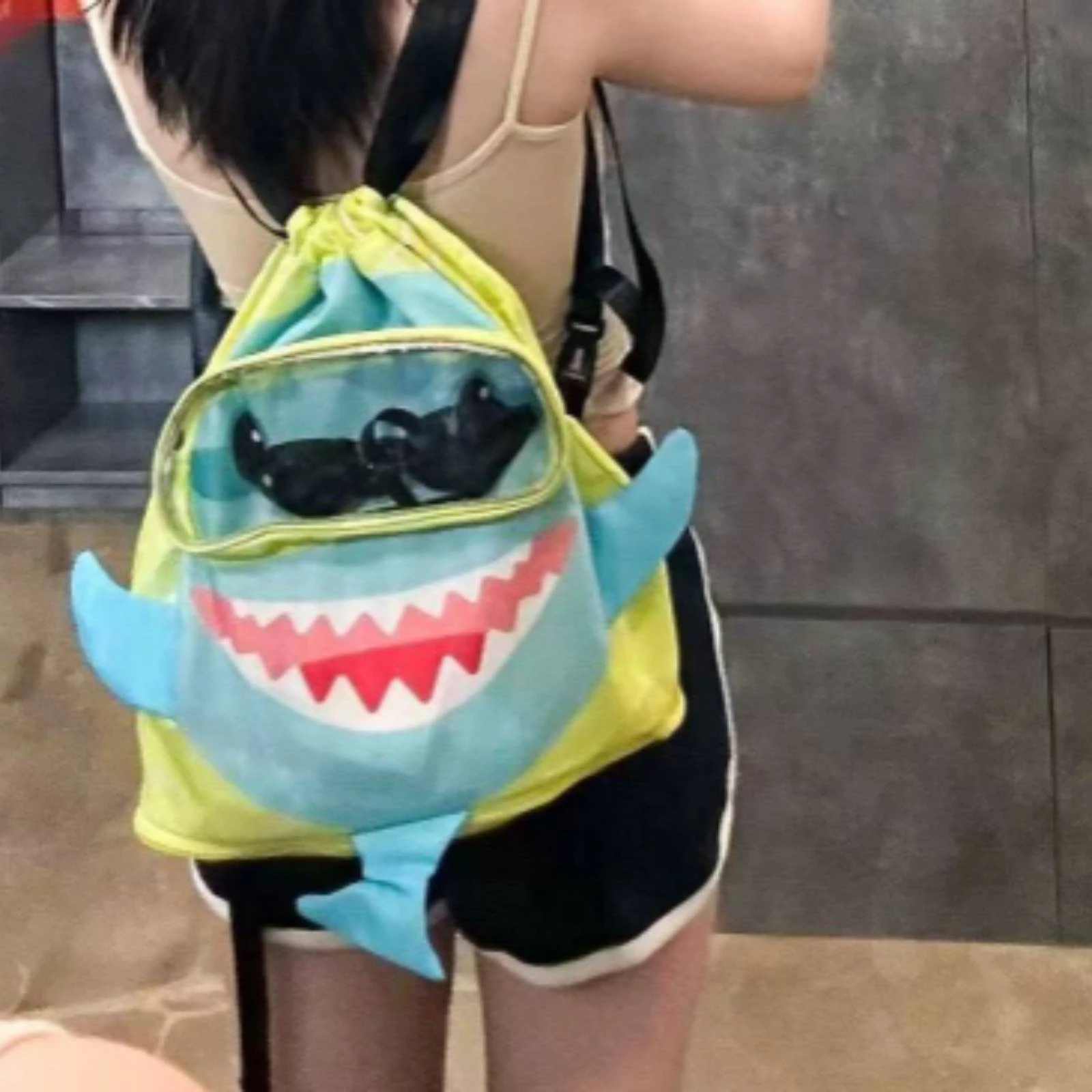 Shark Swim Backpack Adjustable Straps Shark Shoe Compartment Bag Front Zip Pocket Multiple Pockets for Pool
Shark Swim Backpack Adjustable Straps Shark Shoe Compartment Bag Front Zip Pocket Multiple Pockets for Pool