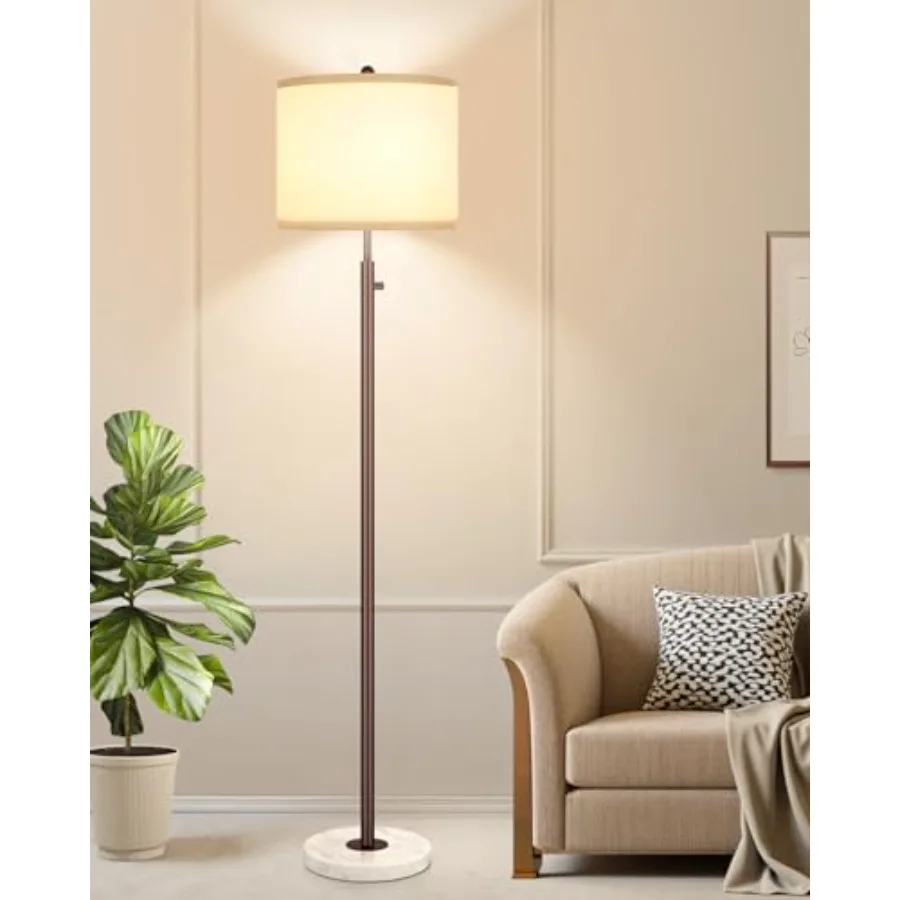 Upgraded Dimmable Floor Lamp for Living Room, 11W LED Bulb Included, Modern Standing Lamp with Marble Base, Tall Pole Light wit
Upgraded Dimmable Floor Lamp for Living Room, 11W LED Bulb Included, Modern Standing Lamp with Marble Base, Tall Pole Light wit