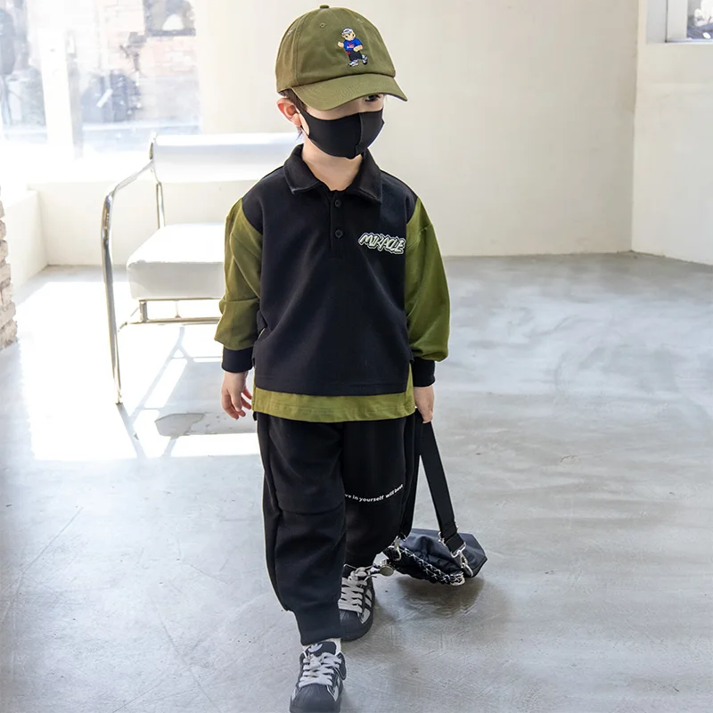 Boys Outfit Sets Cotton Polo Collar Cartoon Printing Letter Korean Wind Clothing Sets Autumn Boys Clothing Sets Boys Clothes
Boys Outfit Sets Cotton Polo Collar Cartoon Printing Letter Korean Wind Clothing Sets Autumn Boys Clothing Sets Boys Clothes