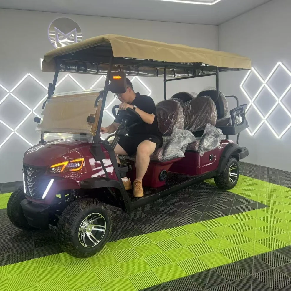 MMC CE одобрение бренда электрическая тележка для гольфа уличные легальные автомобили для гольфа 72 В литиевая батарея 6-местная 4 + 2-местная тележка для гольфа
MMC CE одобрение бренда электрическая тележка для гольфа уличные легальные автомобили для гольфа 72 В литиевая батарея 6-местная 4 + 2-местная тележка для гольфа