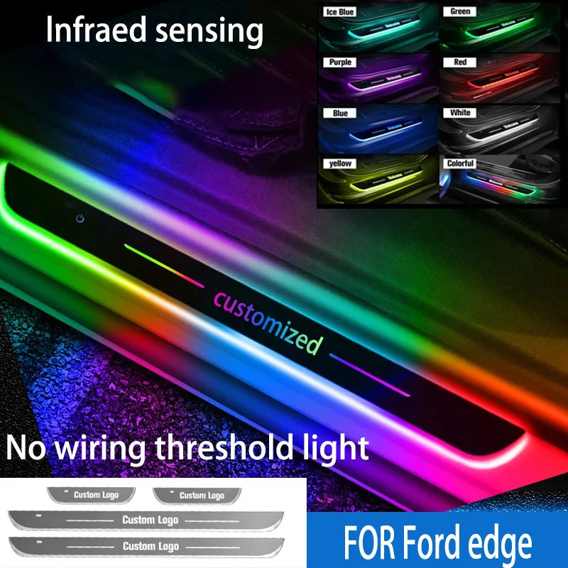 FOR Ford edge Welcome pedal ambient light LED car intelligent sensing magic flow decorative light Interior modification
FOR Ford edge Welcome pedal ambient light LED car intelligent sensing magic flow decorative light Interior modification