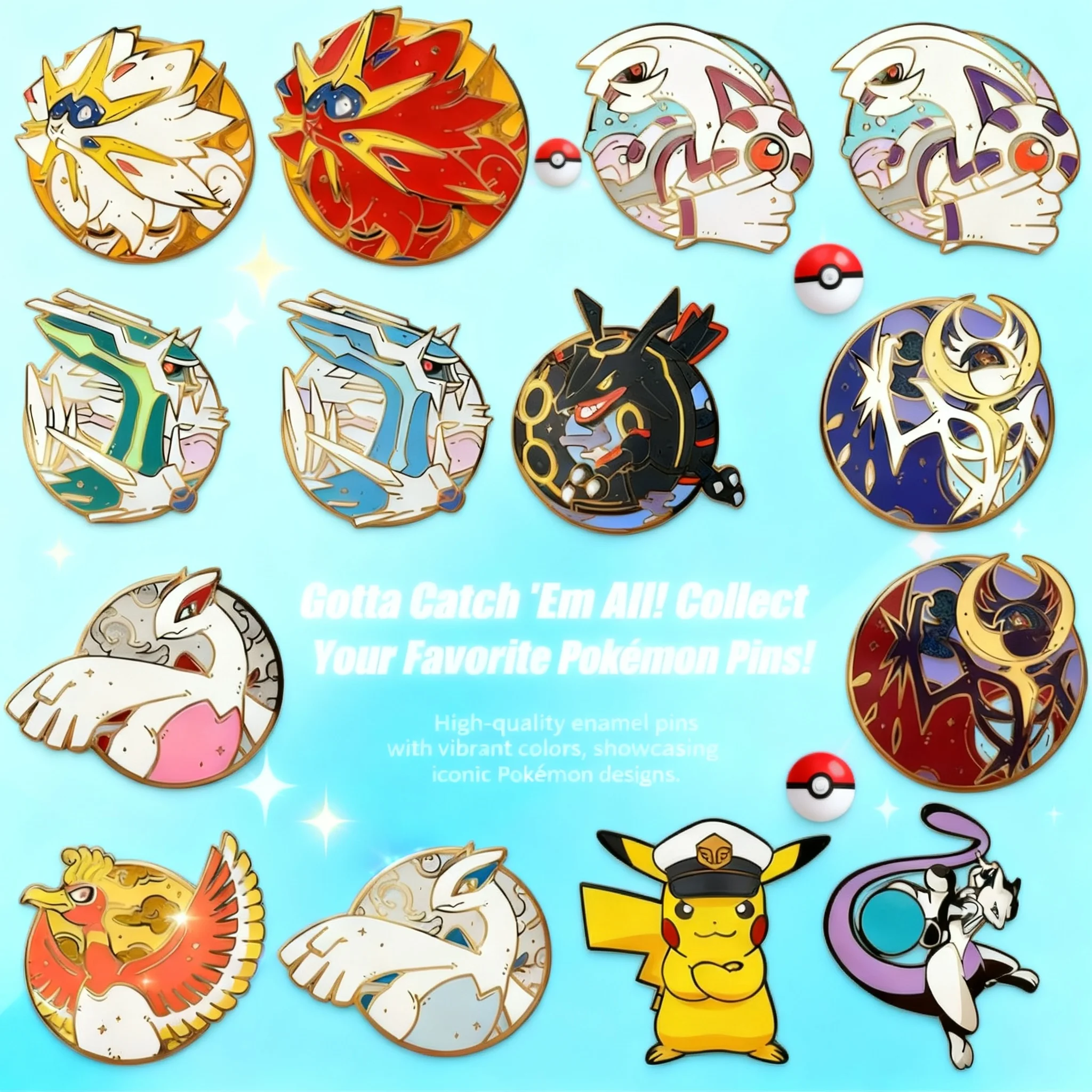 Fashion Kawaii Enamel Pin Pokemon Pikachu Cartoon Brooch Badge Cute Lapel Jewelry Accessories Gift For Kids Friends Backpack
Fashion Kawaii Enamel Pin Pokemon Pikachu Cartoon Brooch Badge Cute Lapel Jewelry Accessories Gift For Kids Friends Backpack