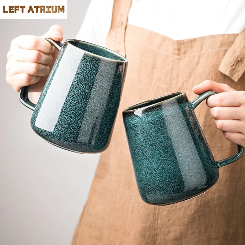 Retro Green Large Ceramic Cup Home Mug Big Belly Mug Office 750ml Large Capacity Water Cup Living Room Kitchen Bar Supplies
Retro Green Large Ceramic Cup Home Mug Big Belly Mug Office 750ml Large Capacity Water Cup Living Room Kitchen Bar Supplies
