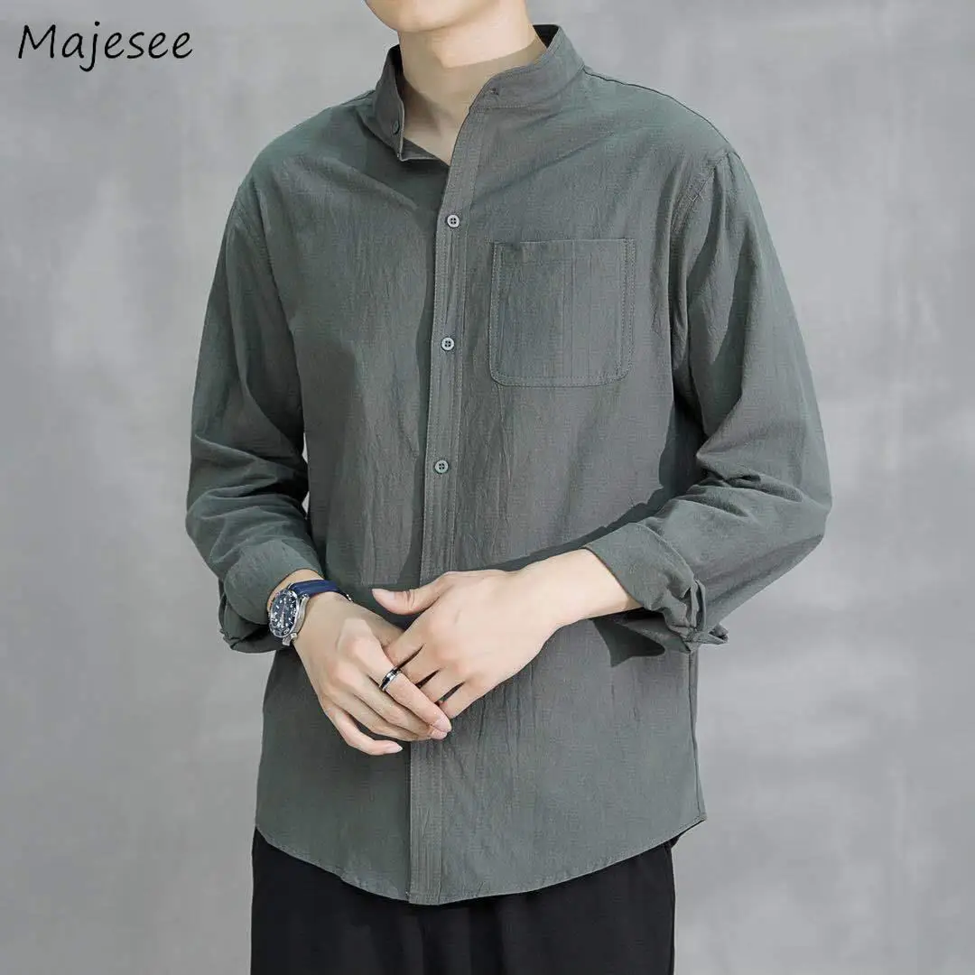 M-5XL Shirts Men Casual Long Sleeve Tops All-match Handsome Streetwear Classic Spring Autumn Simple Pockets Basic Korean Fashion
M-5XL Shirts Men Casual Long Sleeve Tops All-match Handsome Streetwear Classic Spring Autumn Simple Pockets Basic Korean Fashion