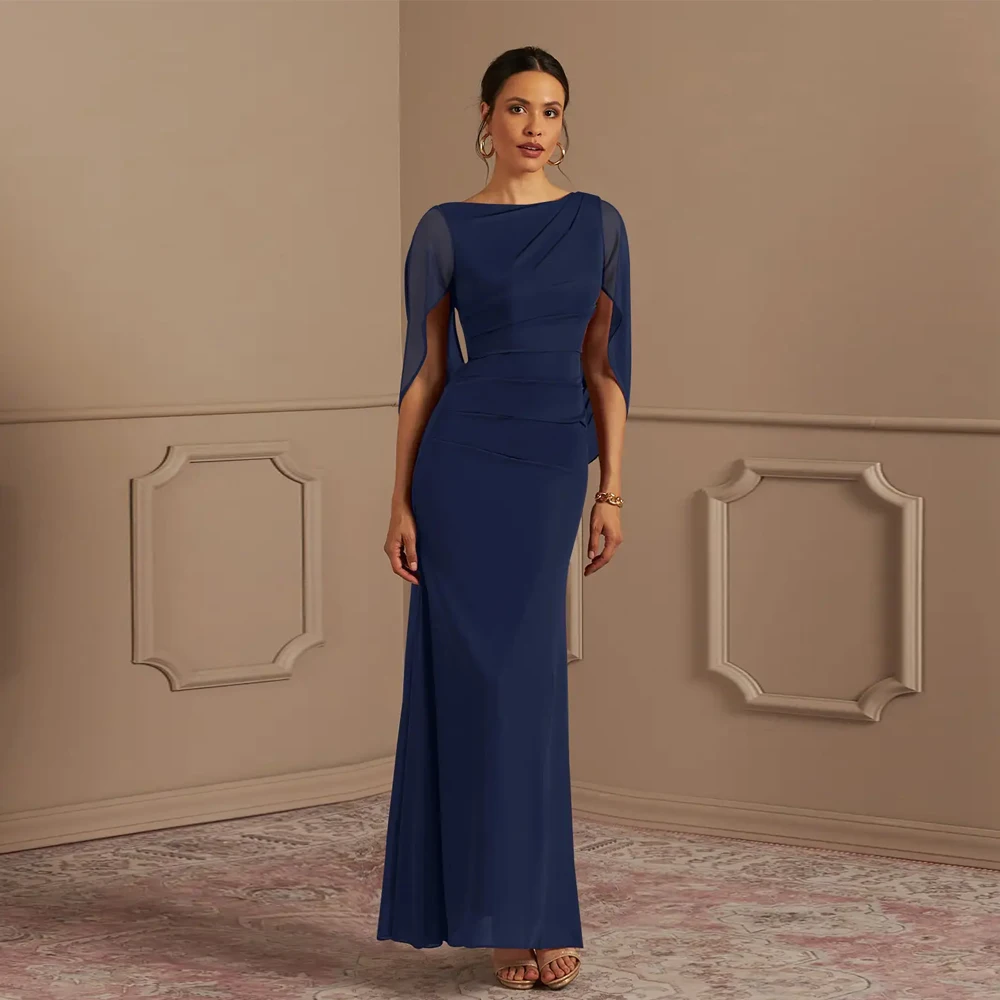 Navy Blue Sheath Mother of Bride Dresses for Women New 2024 Summer Chiffon Knee Lentgh Wedding Party Dresses Robe De Soirée
Navy Blue Sheath Mother of Bride Dresses for Women New 2024 Summer Chiffon Knee Lentgh Wedding Party Dresses Robe De Soirée
