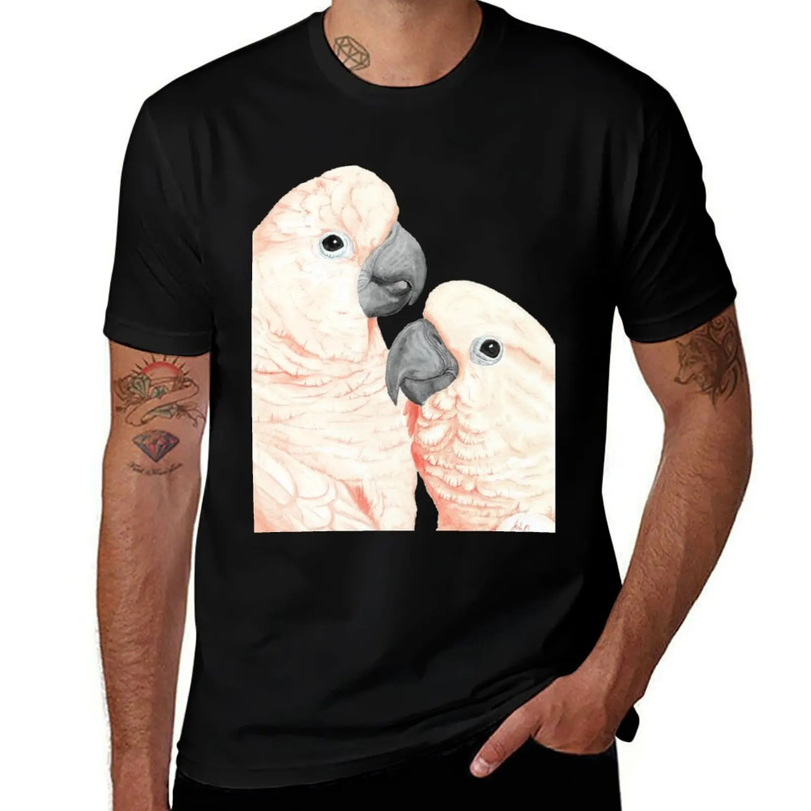 Moluccan cockatoos watercolor - parrot portrait painting T-Shirt t shirts for man graphic funny anime t shirts oversize T-Shirt
Moluccan cockatoos watercolor - parrot portrait painting T-Shirt t shirts for man graphic funny anime t shirts oversize T-Shirt