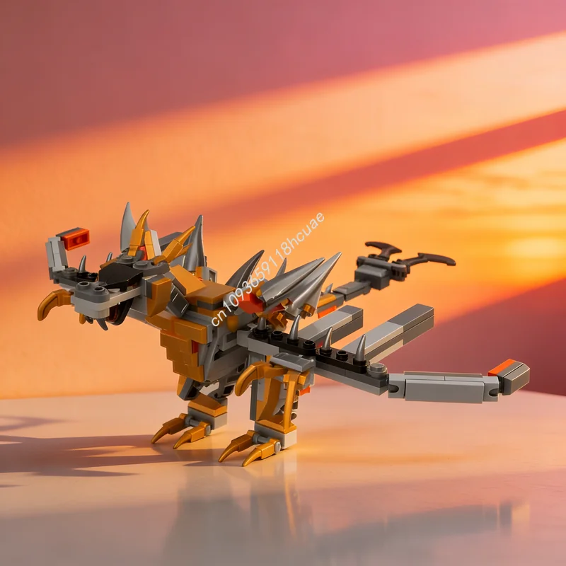 247 деталей MOC Механический Дракон ROGUE Creator 3 в 1, конструктор, развивающая игрушка, идея для подарка на Рождество, строительные блоки
247 деталей MOC Механический Дракон ROGUE Creator 3 в 1, конструктор, развивающая игрушка, идея для подарка на Рождество, строительные блоки