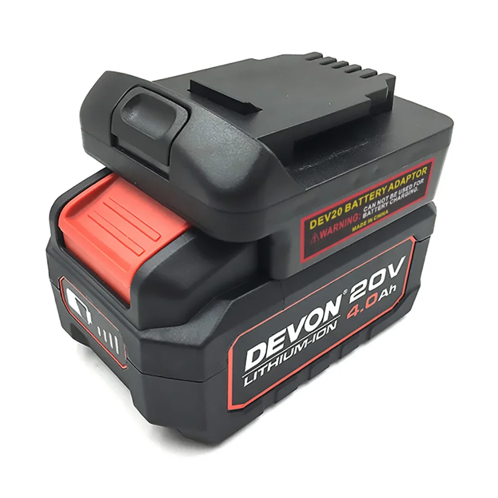 Converter Adapter for DEVON 20V Lithium Batteries Battery Converter for Dewalt DCB Series 18V/20V Lithium Battery Power Tools
Converter Adapter for DEVON 20V Lithium Batteries Battery Converter for Dewalt DCB Series 18V/20V Lithium Battery Power Tools