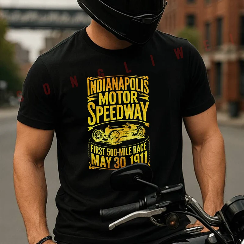 Motor 1911 Indianapolis Speedway Moto Summer Cotton T-shirt Short Sleeved Casual Fashion Basic TShirt
Motor 1911 Indianapolis Speedway Moto Summer Cotton T-shirt Short Sleeved Casual Fashion Basic TShirt