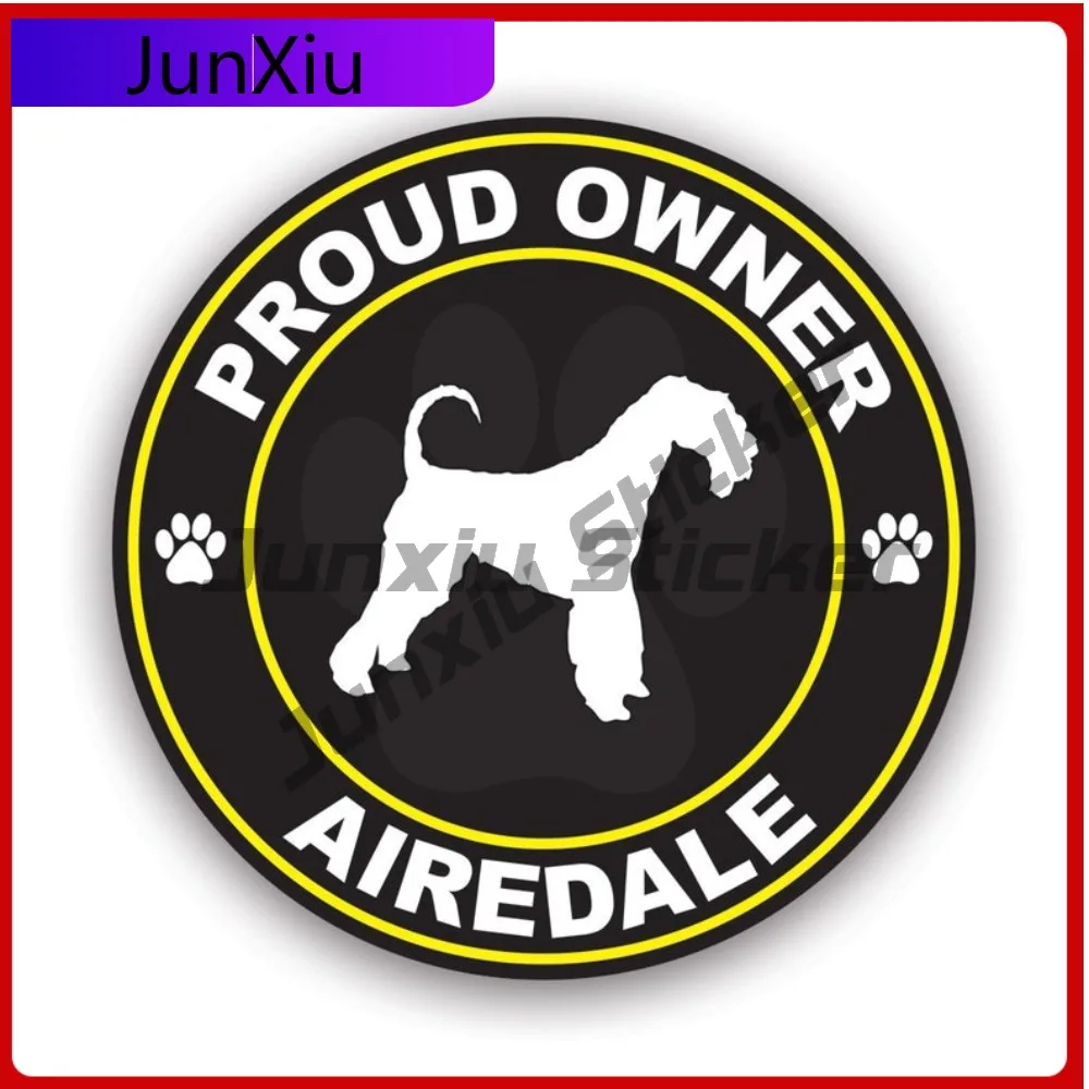 Proud Owner Airedale Weather Resistant Sun Resistant Classic For Laptop Truck Car Body Easy To Remove Easy Apply Decor Helmet
Proud Owner Airedale Weather Resistant Sun Resistant Classic For Laptop Truck Car Body Easy To Remove Easy Apply Decor Helmet