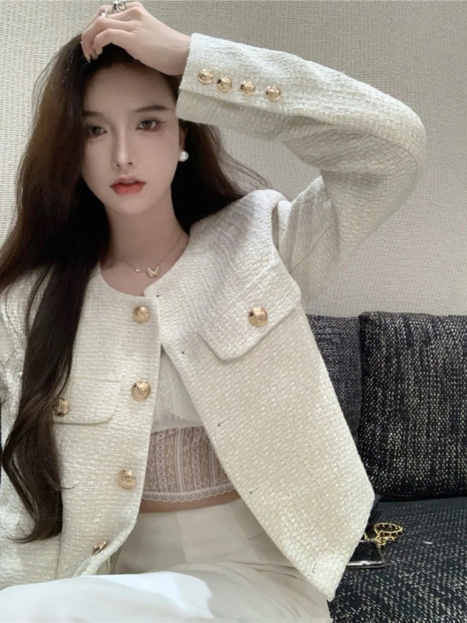 Chic ort Loose Outerwear Women's Faion Autumn 2025 New Sle Quilted Lapel Coat Ele Versatile Top Street Sle
Chic ort Loose Outerwear Women's Faion Autumn 2025 New Sle Quilted Lapel Coat Ele Versatile Top Street Sle