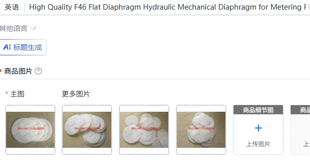High Quality F46 Flat Diaphragm Hydraulic Mechanical Diaphragm for Metering Pump
High Quality F46 Flat Diaphragm Hydraulic Mechanical Diaphragm for Metering Pump