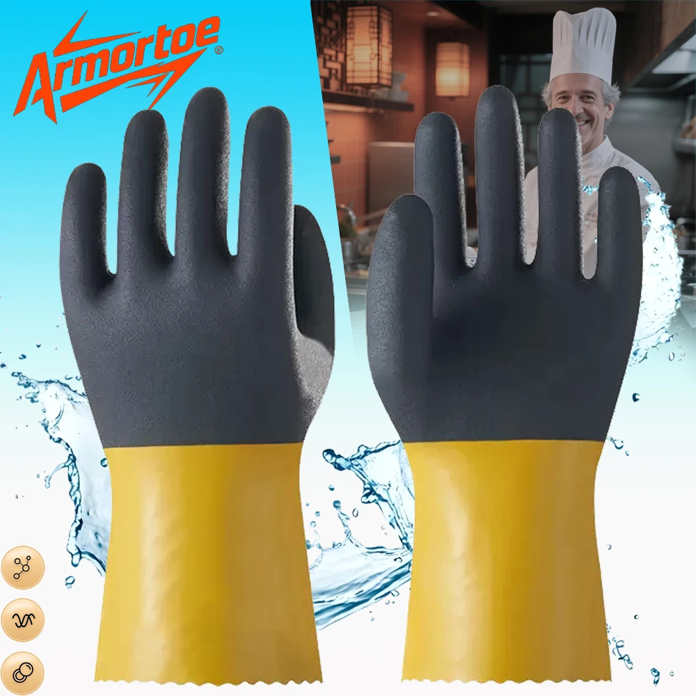 ArmorToe Seafood Puncture-Proof Gloves - Waterproof Slip Resistant for Fish Gutter Coastal Harvesting Aquaculture #ArmorToe8011
ArmorToe Seafood Puncture-Proof Gloves - Waterproof Slip Resistant for Fish Gutter Coastal Harvesting Aquaculture #ArmorToe8011