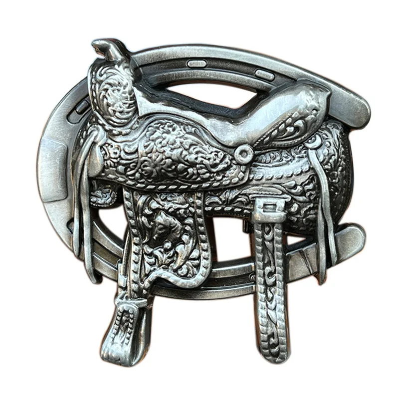 Zinc alloy saddle belt buckle for Western cowboy clothing
Zinc alloy saddle belt buckle for Western cowboy clothing