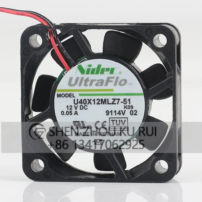 Nidec 5V 24V 48V DC 12V 0.05A AC EC 4010 40X40X10MM 4CM U40X12MLZ7-51 silent switch Computer Large air power supply cooling fan
Nidec 5V 24V 48V DC 12V 0.05A AC EC 4010 40X40X10MM 4CM U40X12MLZ7-51 silent switch Computer Large air power supply cooling fan