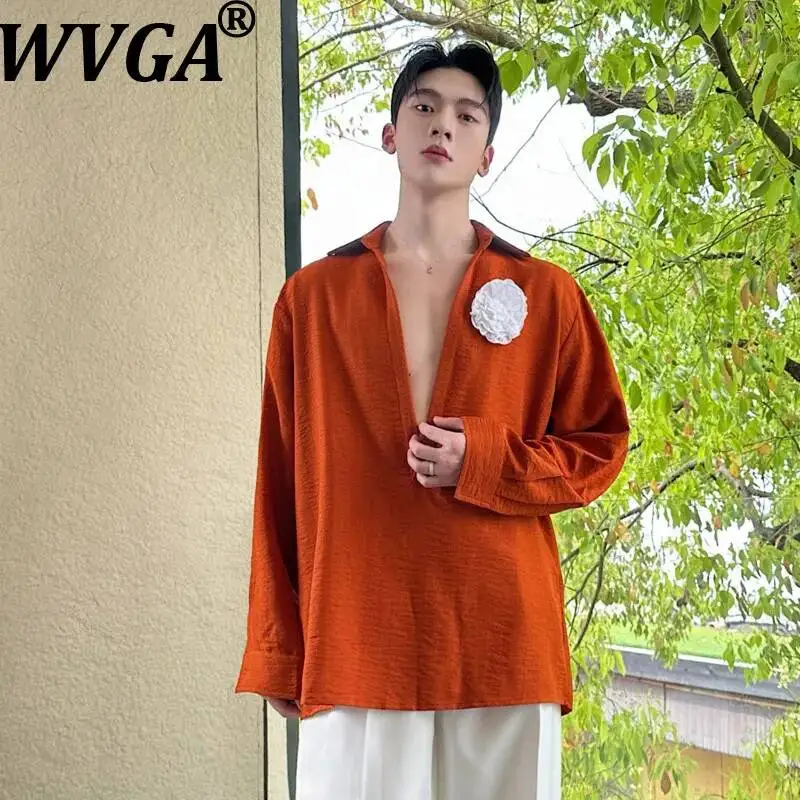 WVGA New Men's Tide Spring Summer Stylish Large V-neck Vintage Long Sleeve Shirt Niche Chic Casual Trendy Floarl Tops Ins W23699
WVGA New Men's Tide Spring Summer Stylish Large V-neck Vintage Long Sleeve Shirt Niche Chic Casual Trendy Floarl Tops Ins W23699