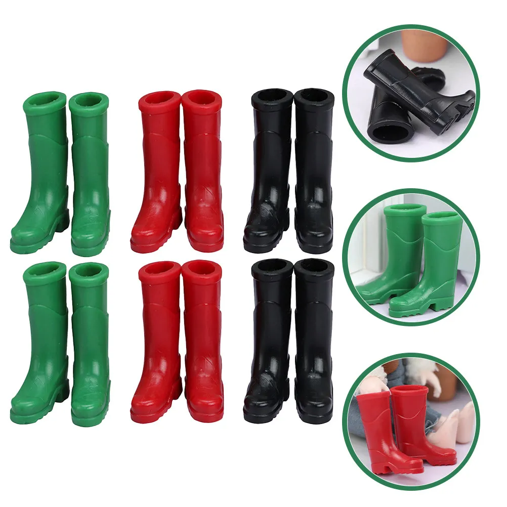 6Pairs Mini House Shoes Plastic Miniature Rain Boot Accessories Compact Size for Mini Room Decoration Tiny House Accessories
6Pairs Mini House Shoes Plastic Miniature Rain Boot Accessories Compact Size for Mini Room Decoration Tiny House Accessories