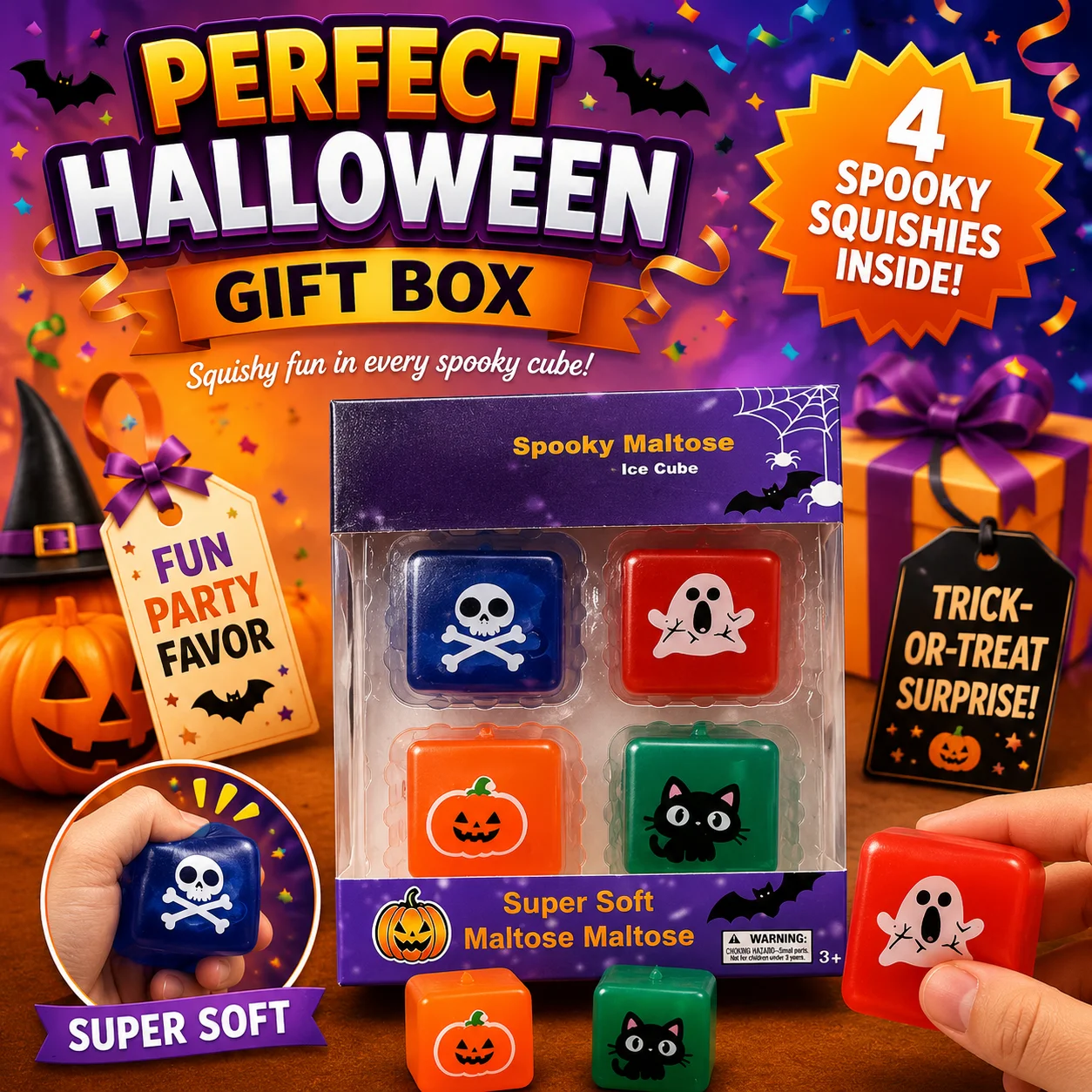 2026 4PCS Squishy Cube Set Mini Soft Squeeze Fidget Sensory Stress Relief Desk Toy Holiday Birthday Surprise Gift Pack Set
2026 4PCS Squishy Cube Set Mini Soft Squeeze Fidget Sensory Stress Relief Desk Toy Holiday Birthday Surprise Gift Pack Set