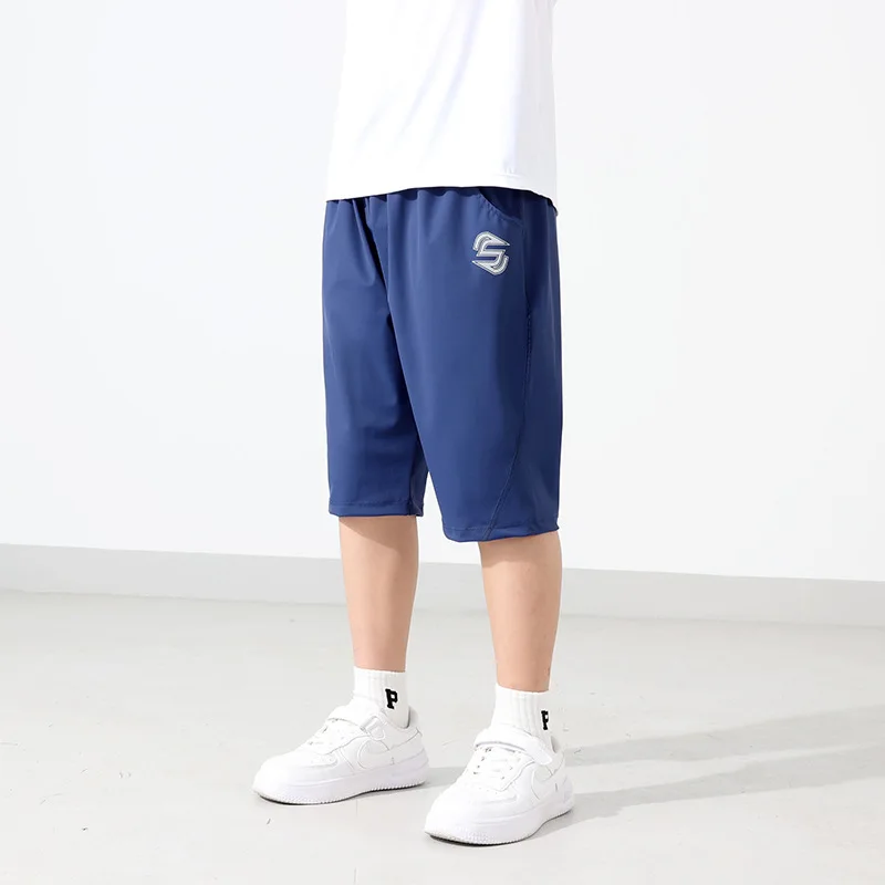 Summer Children's Shorts Korean Version Kids Quick Drying Reflective Letter Ice Silk Five Minutes Pants For Boys 110-160CM
Summer Children's Shorts Korean Version Kids Quick Drying Reflective Letter Ice Silk Five Minutes Pants For Boys 110-160CM