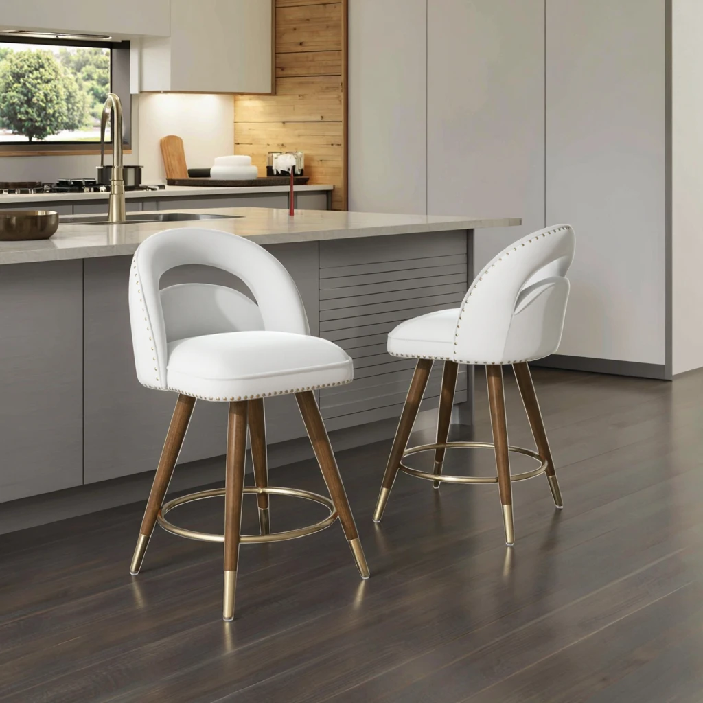 @#Modern 24-Inch Solid Wood Legs & Velvet Backs Swivel Counter Height Bar Stools Kitchen Hotels Island Dining Room
@#Modern 24-Inch Solid Wood Legs & Velvet Backs Swivel Counter Height Bar Stools Kitchen Hotels Island Dining Room