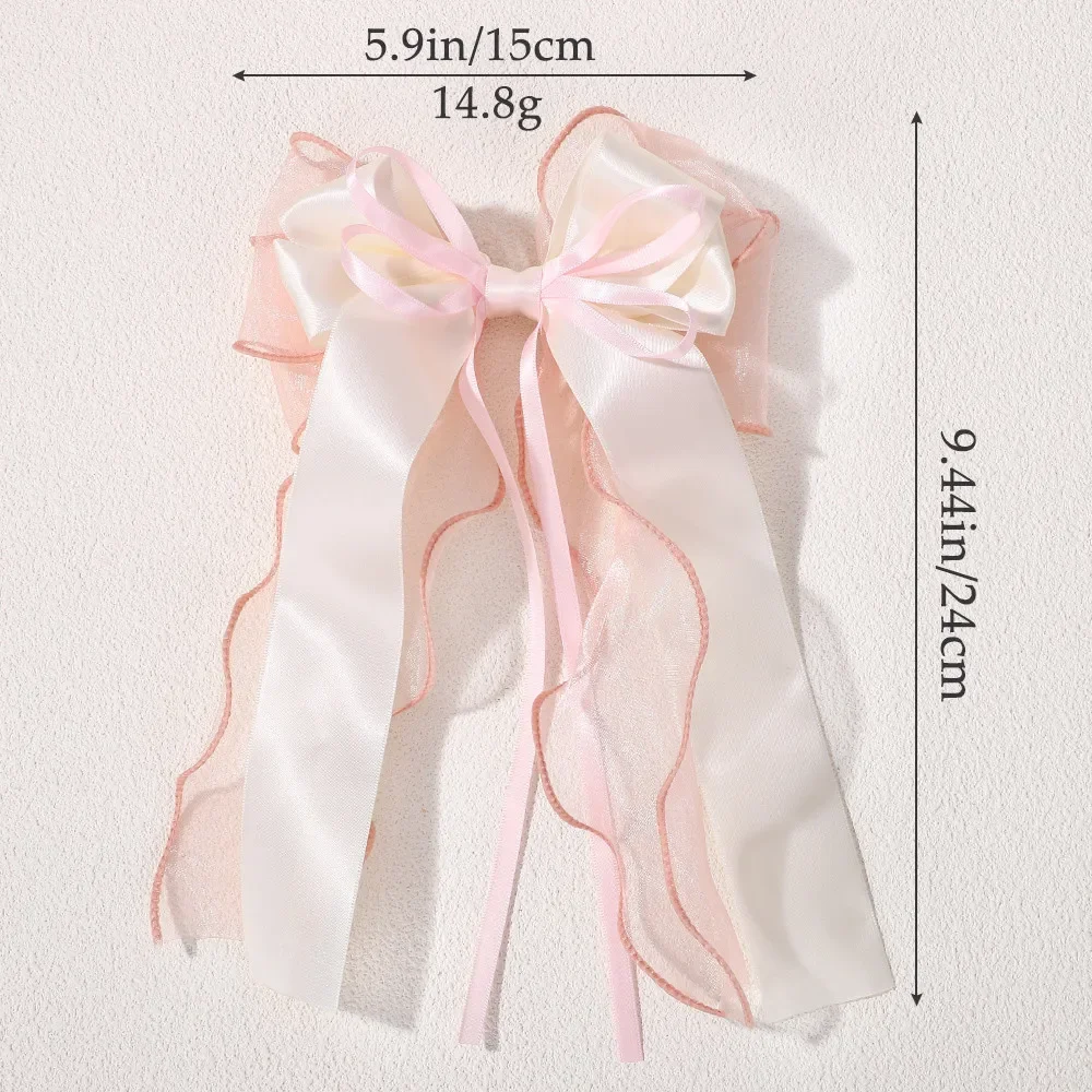 1Pcs Cute Lace Hair Bow Clip Coquette Bow Barrettes with Long Tail Ribbon Trendy Versatile Lace Lolita Hair Accessories Girls
1Pcs Cute Lace Hair Bow Clip Coquette Bow Barrettes with Long Tail Ribbon Trendy Versatile Lace Lolita Hair Accessories Girls