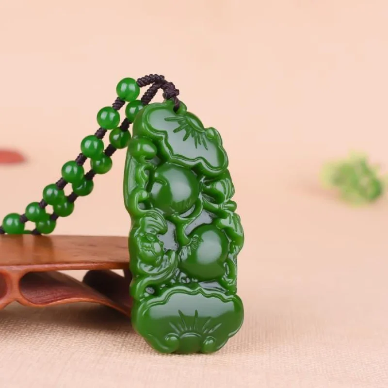 Кулон из натурального нефрита Hetian Jade Ruyi, кулон для женщин, цвет жадеита, удача и долголетие, нефритовый кулон Ruyi с цепочкой
Кулон из натурального нефрита Hetian Jade Ruyi, кулон для женщин, цвет жадеита, удача и долголетие, нефритовый кулон Ruyi с цепочкой