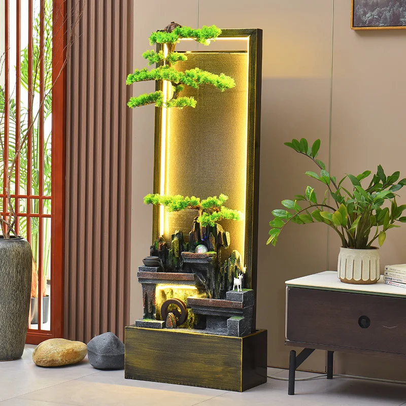 Custom. Floor Rockery Fortune Flowing Ornaments Fountain Screen Curtain Wall Circulating Living Room Feng Sh
Custom. Floor Rockery Fortune Flowing Ornaments Fountain Screen Curtain Wall Circulating Living Room Feng Sh