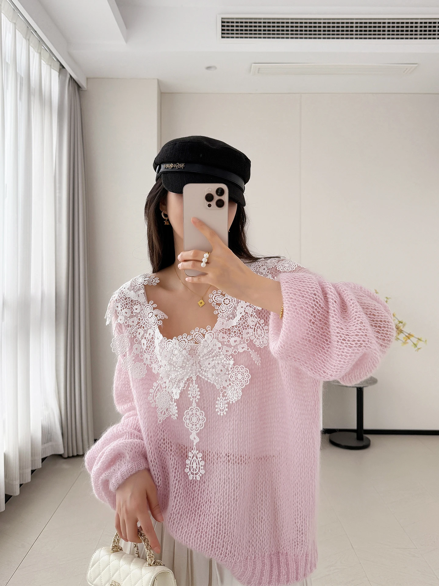 Ladies' V-ne Knitted Sweater Lace Trim Lazy Sle Camere 80% Nylon 20% Casual Loose Fit Long Sve Open Cardigan
Ladies' V-ne Knitted Sweater Lace Trim Lazy Sle Camere 80% Nylon 20% Casual Loose Fit Long Sve Open Cardigan