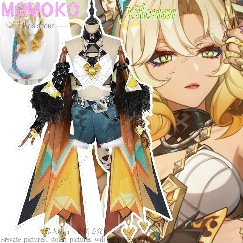Xilonen Anime Game Genshin Impact Cosplay Costume Wig Halloween Party Role Play Outfit Women Sexy Uniform Natlan Leopard Cat
Xilonen Anime Game Genshin Impact Cosplay Costume Wig Halloween Party Role Play Outfit Women Sexy Uniform Natlan Leopard Cat