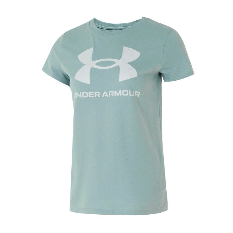 Футболка Underarmour, женская спортивная одежда, фитнес-тренировки, йога, упражнения, мягкий удобный дышащий топ с короткими рукавами 1356305-348
Футболка Underarmour, женская спортивная одежда, фитнес-тренировки, йога, упражнения, мягкий удобный дышащий топ с короткими рукавами 1356305-348