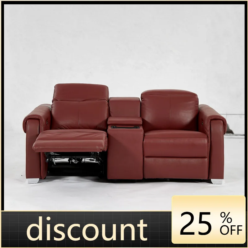 LMM simple leather sofa first layer cowhide electric telescopic function small apartment living room two-person combination sofa
LMM simple leather sofa first layer cowhide electric telescopic function small apartment living room two-person combination sofa