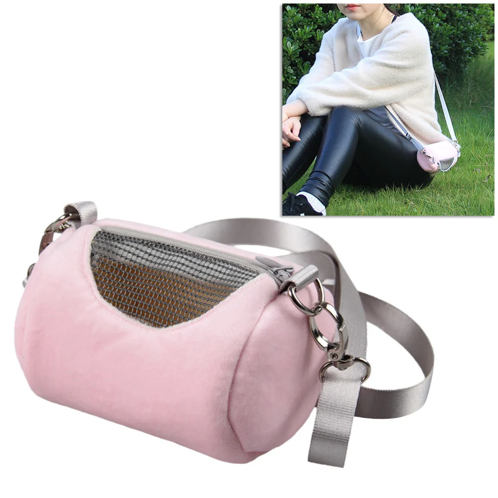 Pink Hamster Pet Carrier Bag Round Design Outdoor Travel Storage Bag Comfortable Breathable Pet Carrier for Hamster
Pink Hamster Pet Carrier Bag Round Design Outdoor Travel Storage Bag Comfortable Breathable Pet Carrier for Hamster