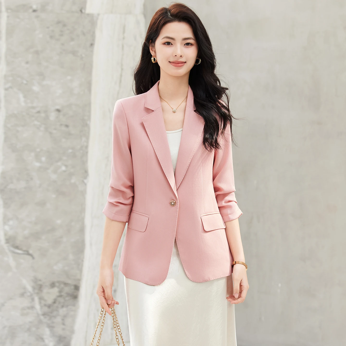 AIyssa: Элегантная и модная профессиональная женская одежда, премиальный блейзер с рукавом до локтя, новинка весны и лета 2026 года
AIyssa: Элегантная и модная профессиональная женская одежда, премиальный блейзер с рукавом до локтя, новинка весны и лета 2026 года