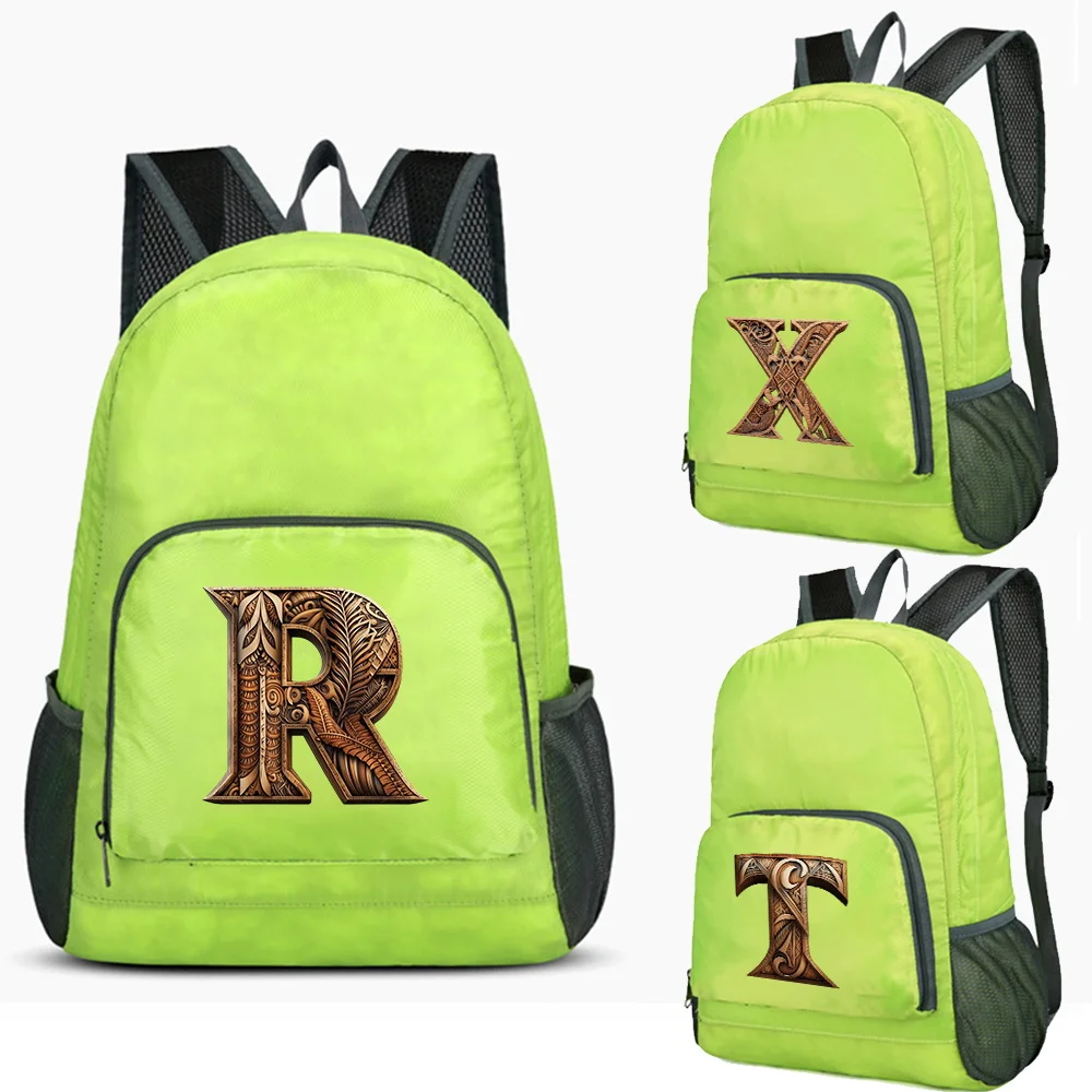 New Wood Art Letter Printing Pattern Multi Functional Foldable Portable Hiking Travel Portable Shoulder Carrying Travel Bag
New Wood Art Letter Printing Pattern Multi Functional Foldable Portable Hiking Travel Portable Shoulder Carrying Travel Bag