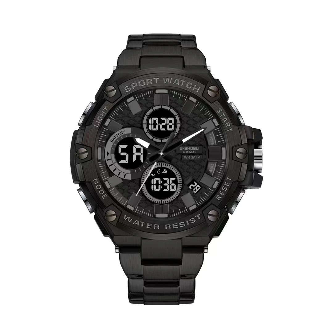 G-SHOSU Watch 2100 Sports Digital Unisex Watch Large Dial, Full-Featured, World Time, LED Dual Display, Business-Casual Style
G-SHOSU Watch 2100 Sports Digital Unisex Watch Large Dial, Full-Featured, World Time, LED Dual Display, Business-Casual Style