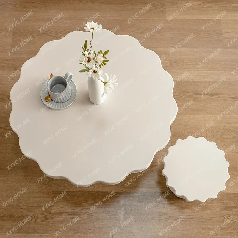 HHCream Wind Light Luxury Small Coffee Table B & B Modern Simple Round Table White Lacquered Coffee Table Living Room Sofa
HHCream Wind Light Luxury Small Coffee Table B & B Modern Simple Round Table White Lacquered Coffee Table Living Room Sofa