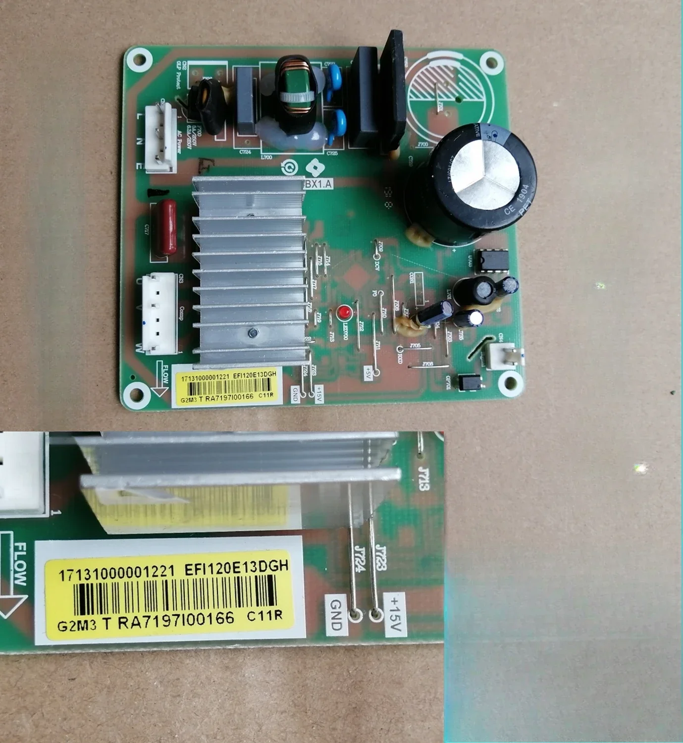 Midea refrigerator BCD-370W frequency conversion board compressor driver board 50230101006Q main control board
Midea refrigerator BCD-370W frequency conversion board compressor driver board 50230101006Q main control board