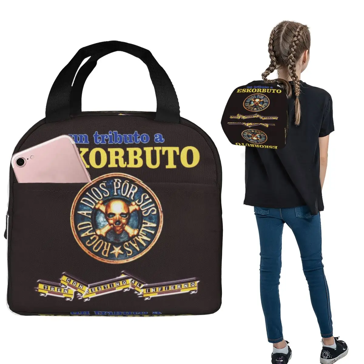 Eskorbuto Band Сумки для обеда Изолированная коробка для бенто Портативная сумка для обеда Герметичный холодильник Термосумка для женщин и детей Офис
Eskorbuto Band Сумки для обеда Изолированная коробка для бенто Портативная сумка для обеда Герметичный холодильник Термосумка для женщин и детей Офис