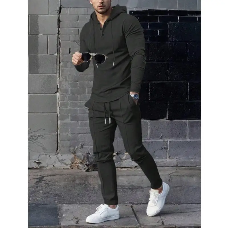 Мужской повседневный комплект с худи: дышащий, комфортный, осенний, новинка, удлиненный рукав, для отдыха, трансграничный стиль
Мужской повседневный комплект с худи: дышащий, комфортный, осенний, новинка, удлиненный рукав, для отдыха, трансграничный стиль