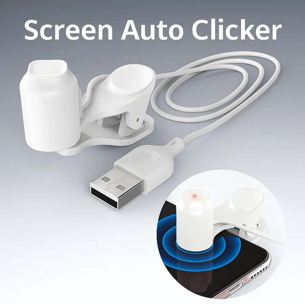 3 Gears Screen Auto Clicker USB Continuous Auto Clicker Device Adjustable Phone Tap Auto Like Tap Device Smart Phone
3 Gears Screen Auto Clicker USB Continuous Auto Clicker Device Adjustable Phone Tap Auto Like Tap Device Smart Phone