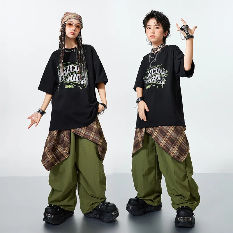 Boys Hip Hop Dance Clothes Short Sleeves T Shirt Baggy Pants Jazz Practice Wear Street Dancing Performance Outfit Stage Costume
Boys Hip Hop Dance Clothes Short Sleeves T Shirt Baggy Pants Jazz Practice Wear Street Dancing Performance Outfit Stage Costume